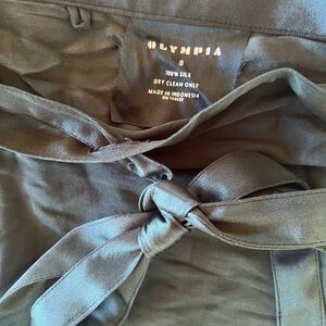 Olympia Etal silk wrap skirt